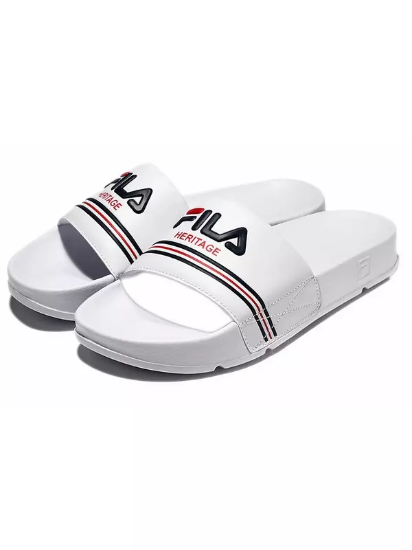 Шлепанцы Drifter унисекс белые/красные Fila