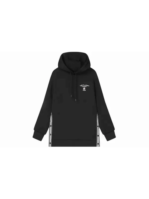 Свитшот женский, цвет черный как смоль Fila