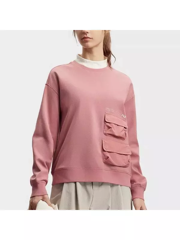 Свитшот женский Foam розовый Fila