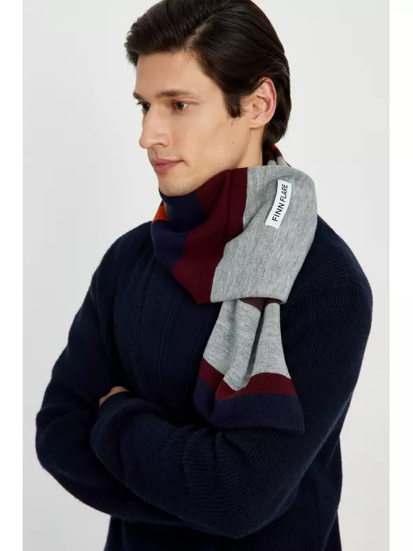 Шарф в полоску