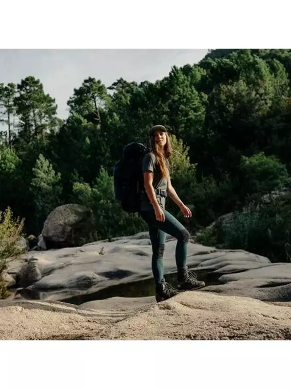 Треккинговые тайтсы Abisko HD женские Fjallraven, синий