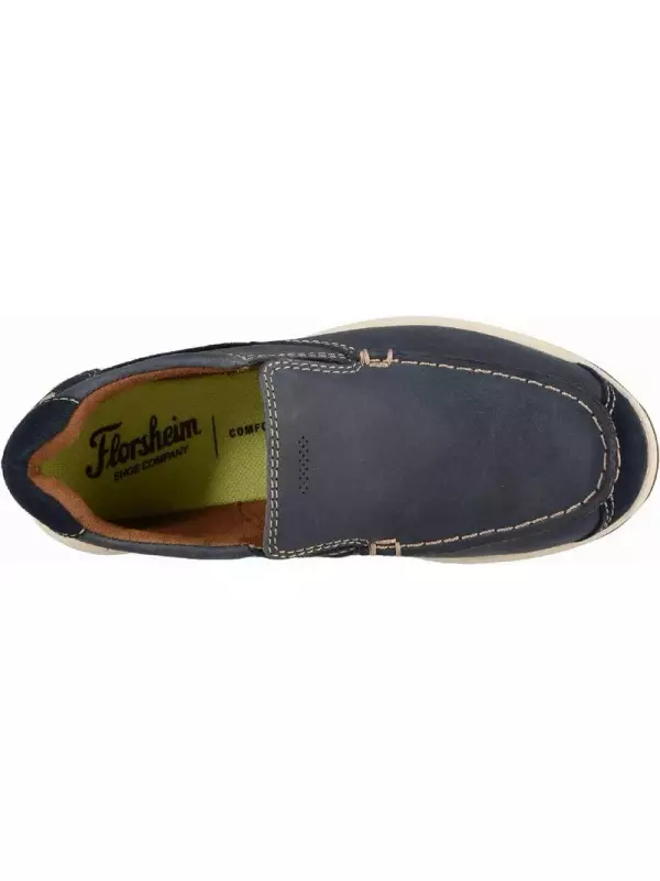 Лоферы Great Lakes Moc Slip, Jr. Florsheim, цвет Indigo Smooth/Suede