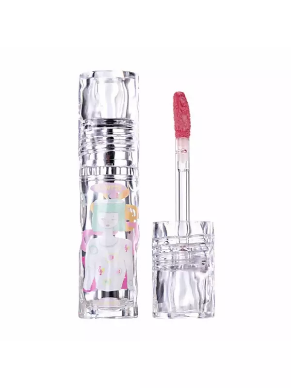 FLORTTE Увлажняющий блеск для губ Girl's World Lip Lacquer