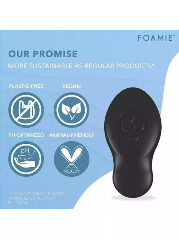 Очищающее мыло для лица с активированным углем 60 г, Foamie