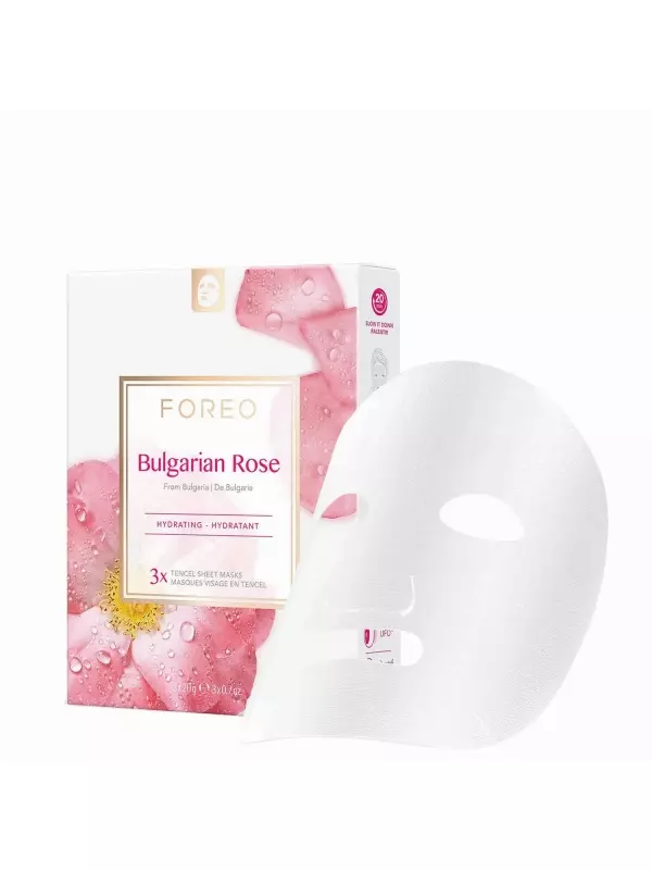 Увлажняющая тканевая маска для лица «Болгарская роза» (3 шт.) Foreo