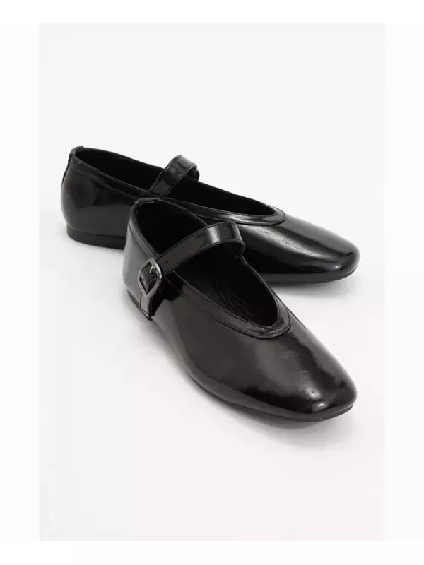 Кожаные балетки Mary Jane Matilda Лоферы Success Forever & Always Shoes, черный