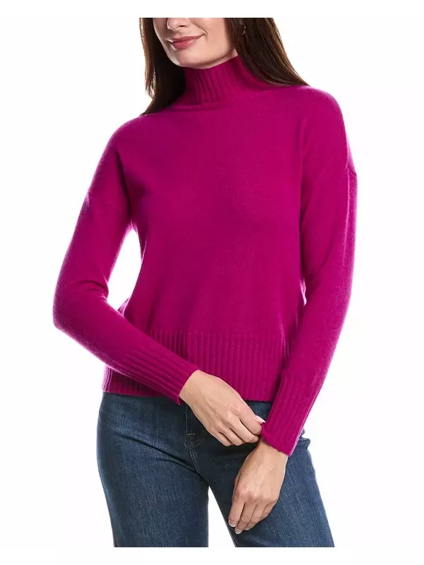 Форте Кашемир Водолазка Кашемировый свитер Forte Cashmere, Magenta
