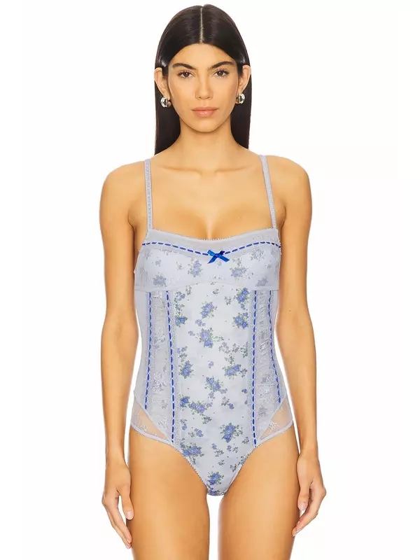 Боди-корсет Sara от Free People, blue combo