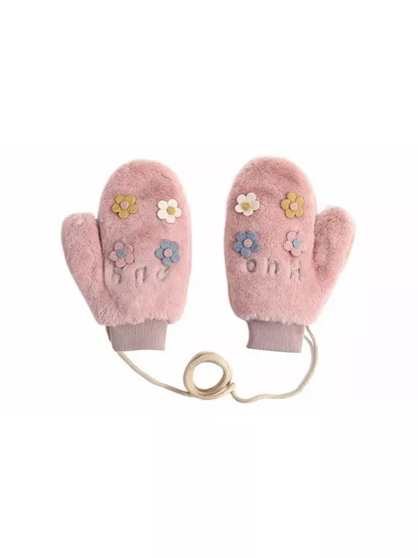 Free Rabbitⅱ RABBITⅡ Женские вязанные перчатки, Розовый