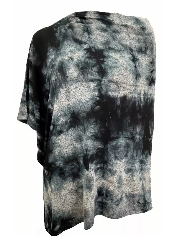 Асимметричное пончо Marble Wash из карбона french kyss, цвет carbon