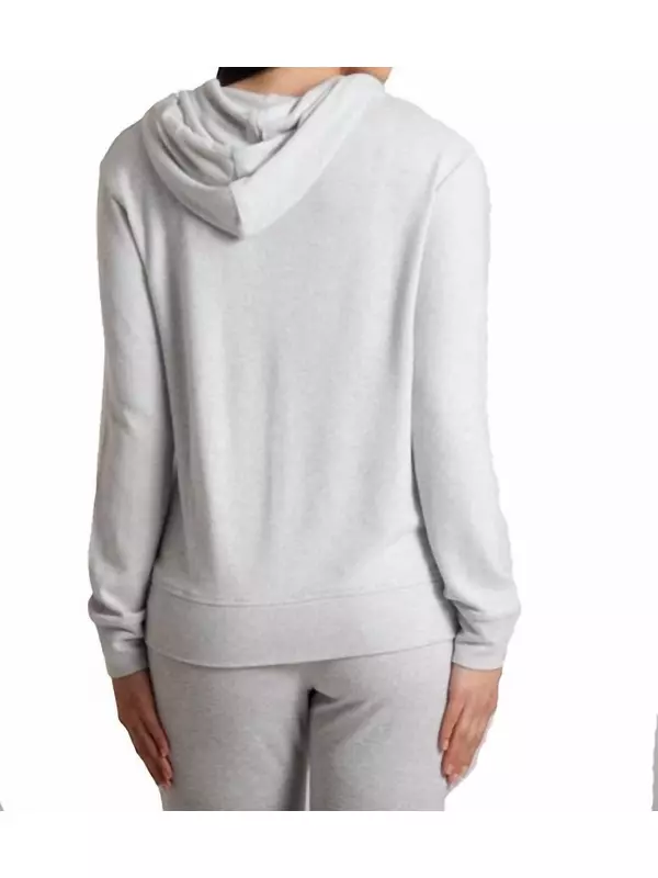 Супермягкая толстовка с капюшоном на молнии в сланцевом цвете french kyss, цвет slate