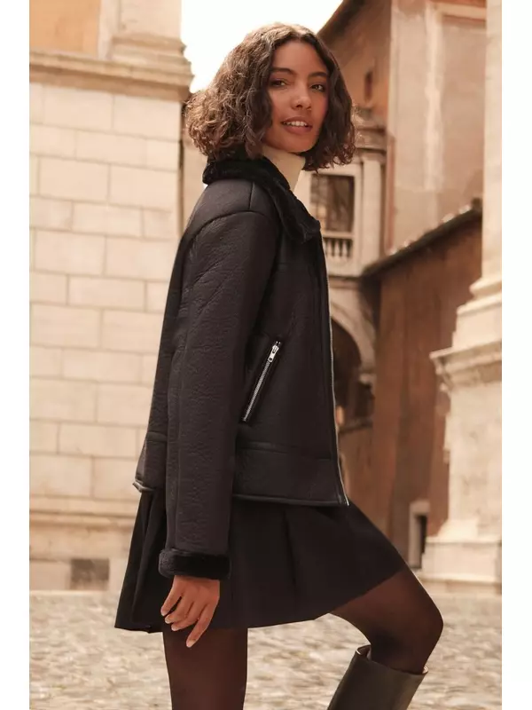 Куртка в стиле «авиатор» с клееным полотном Friends Like These, черный