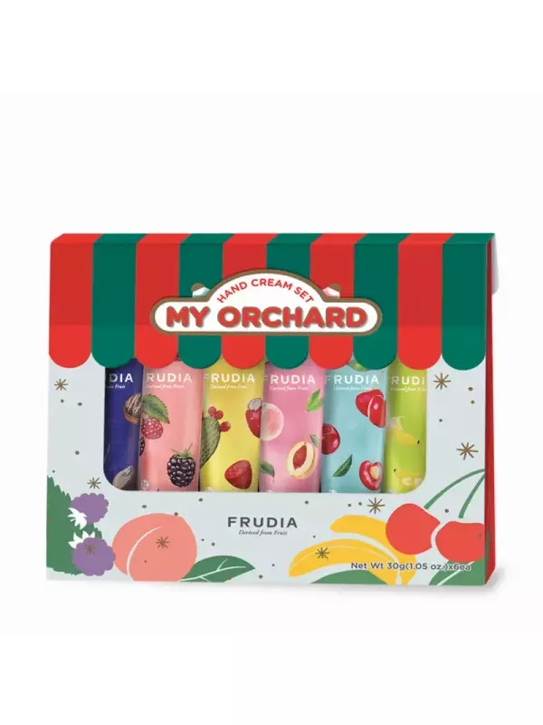 FRUDIA Набор подарочный Фруктовая ярмарка: крема для рук 6*30 мл