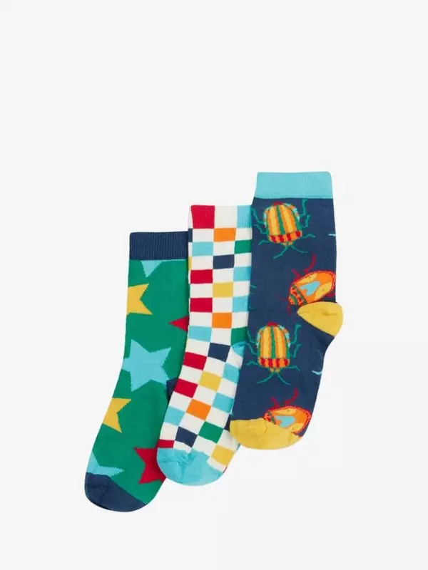 Детские носки в форме rock my bug Frugi, разноцветный