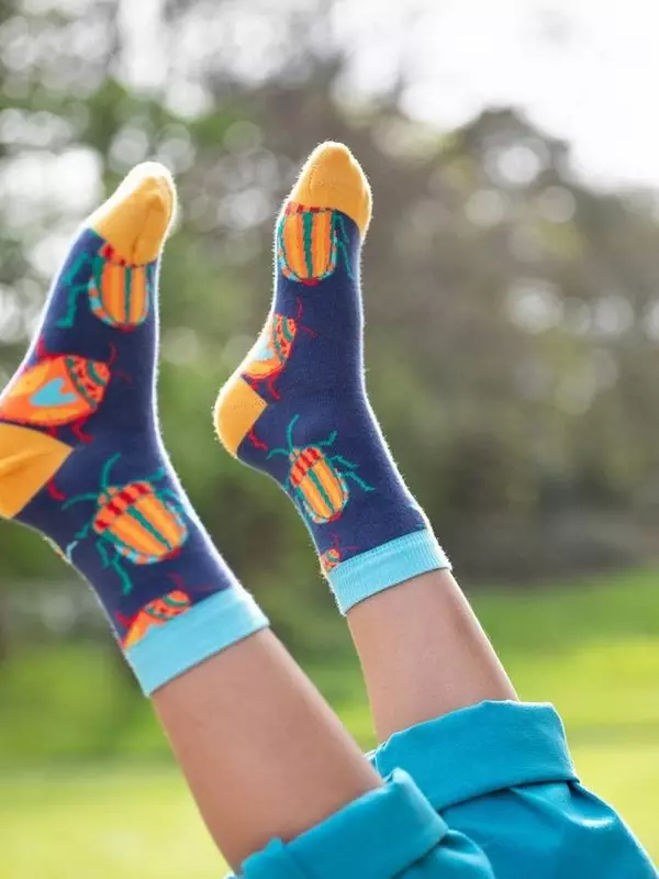 Детские носки в форме rock my bug Frugi, разноцветный