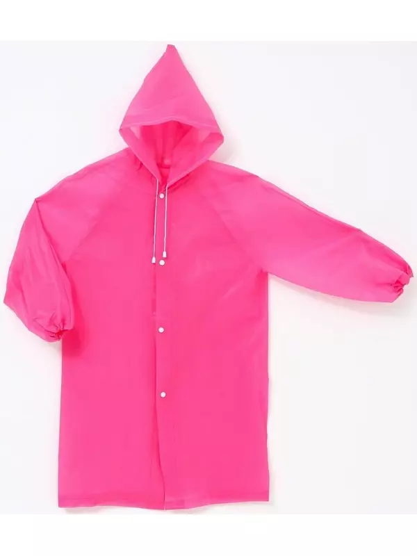 Плащ-дождевик Funny toys, размер 120-160 см, розовый