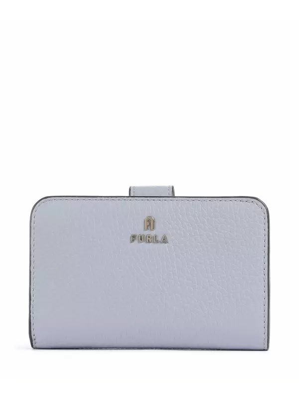 Кошелек Camelia m из зернистой кожи Furla, голубой