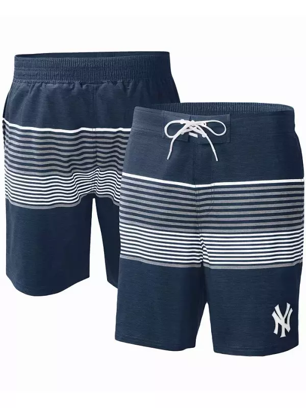 Мужские плавки New York Yankees Coastline Volley в синем цвете G-III Sports by Carl Banks