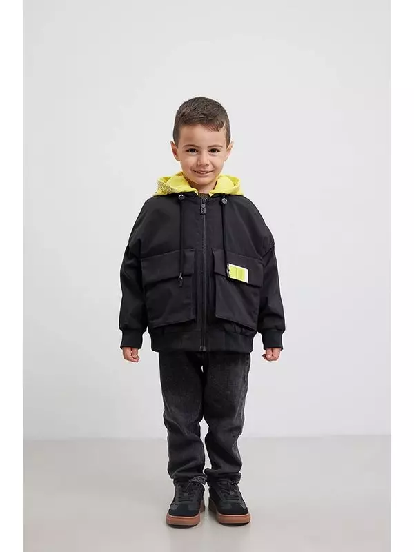 Ветровка-бомбер с накладными карманами G'n'K