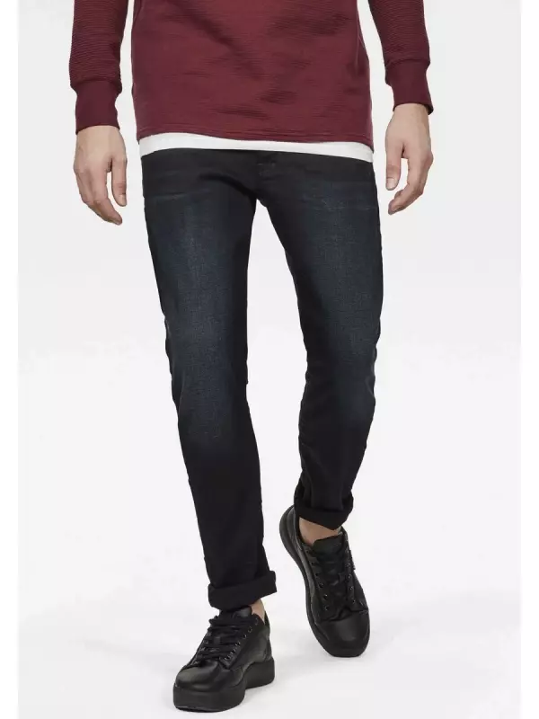 Джинсы узкого кроя G-Star RAW 3301 Slim, с отличной стиркой и эластаном, цвет Dark Aged