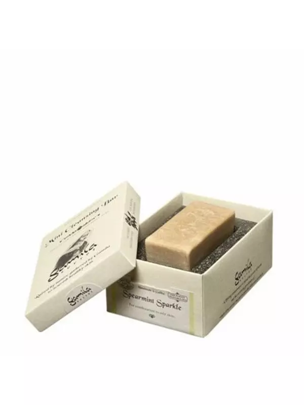 Мыло с экстрактом мяты 30 г - Мыло для лица для комбинированной и жирной кожи Gamila Secret