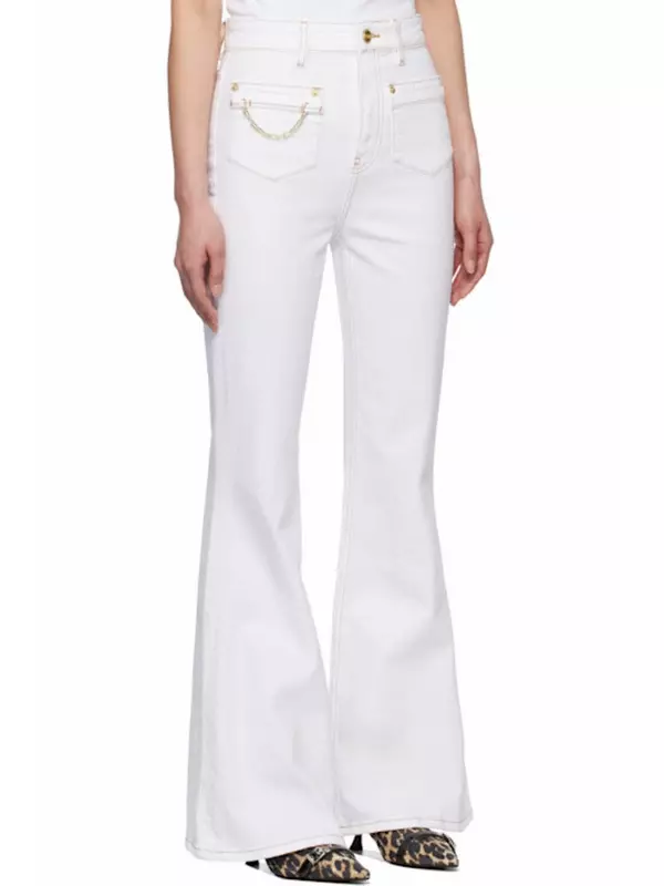 Белые джинсы Goddi HW GANNI