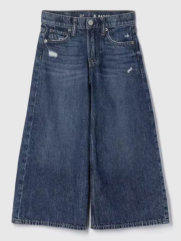 Джинсы GAP Wide leg, темно-синий