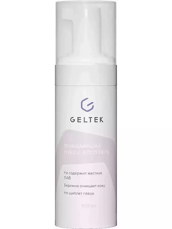 ГЕЛЬТЕК Мусс очищающий с алоэ вера / HOME-CARE 150 г