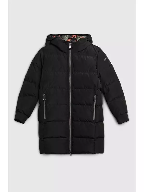 Пальто утепленное с капюшоном Geox