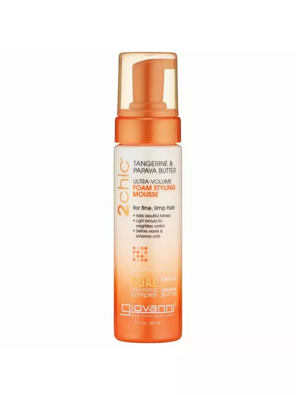 GNV 2chic Пенка для укладки U-Volume 207 мл Giovanni