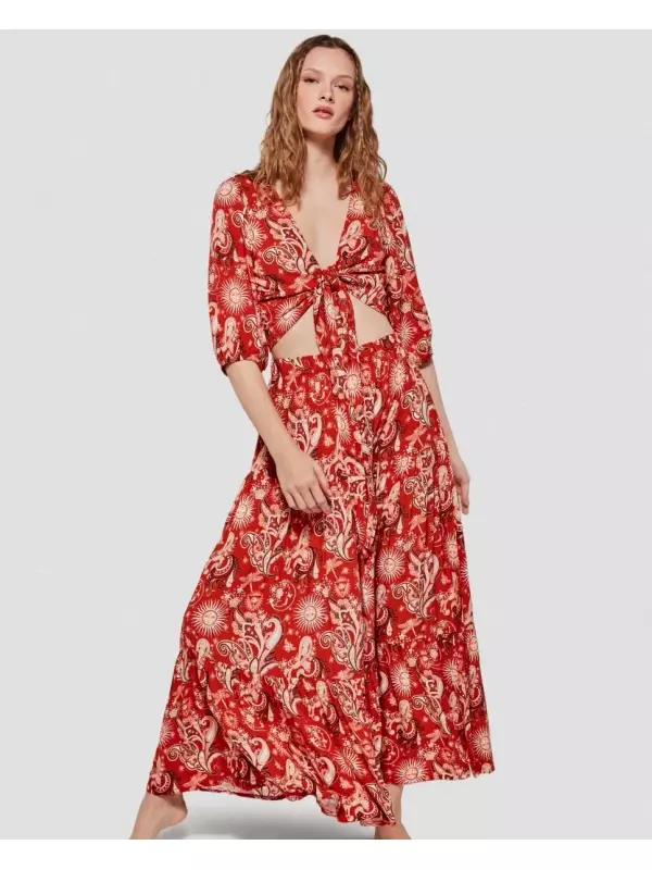 Длинная юбка с принтом Gisela, мультиколор