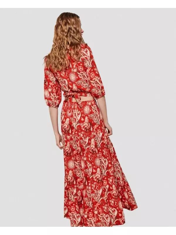 Длинная юбка с принтом Gisela, мультиколор