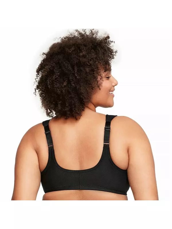 Закрытый бюстгальтер больших размеров Glamorise Wonderwire для полной фигуры 1245, белый