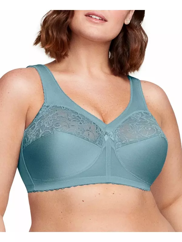 Женский оригинальный поддерживающий бюстгальтер без косточек MagicLift для полной фигуры больших размеров Glamorise