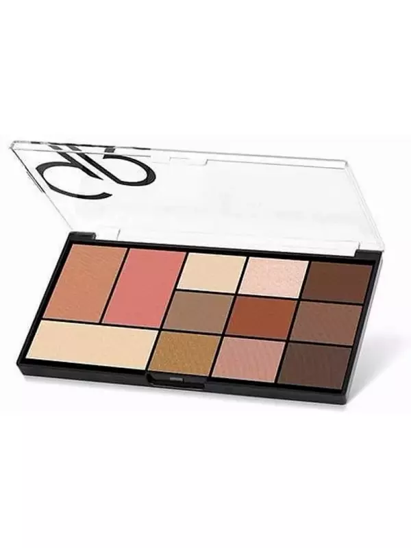 Золотая Роза, палетка для макияжа 01, Golden Rose