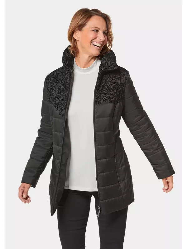 Стеганая куртка GOLDNER, черный