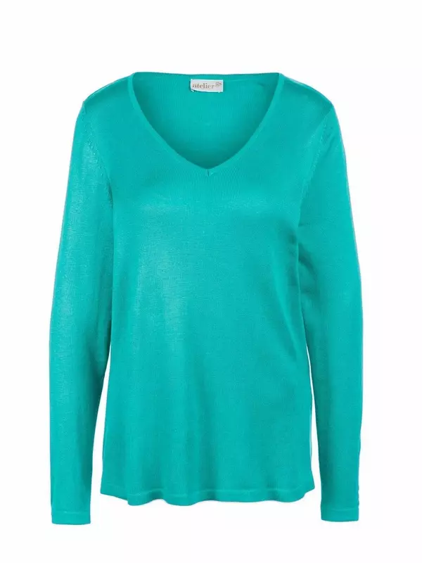 Свитер Goldner, изумрудный