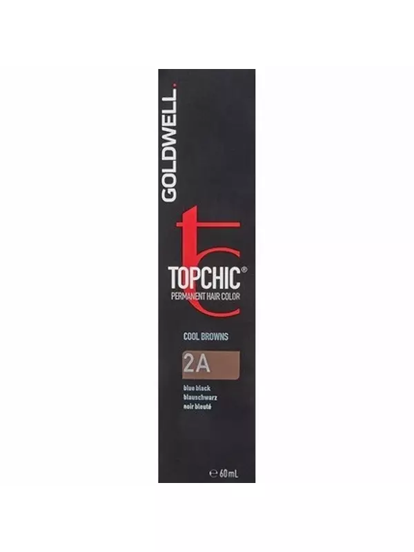 Краска для волос Topchic Синий Черный 2А 60мл, Goldwell
