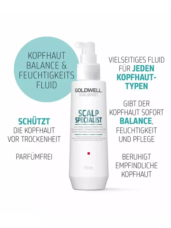 Лосьон для волос Goldwell Dualsenses Scalp Specialist Scalp Rebalance & Hydrate Fluid, 150 ml