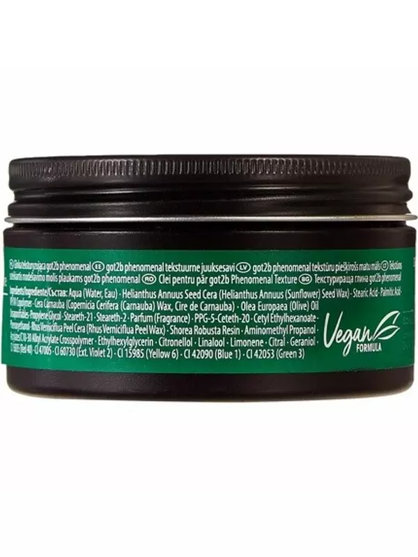 Феноменальная текстурирующая паста для волос с глиной, 100 мл, Got2B