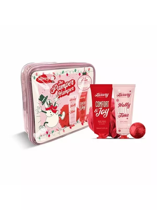 Подарочный набор для ухода за телом Рождественские сладости Какао Ваниль 4 предмета Grace Cole