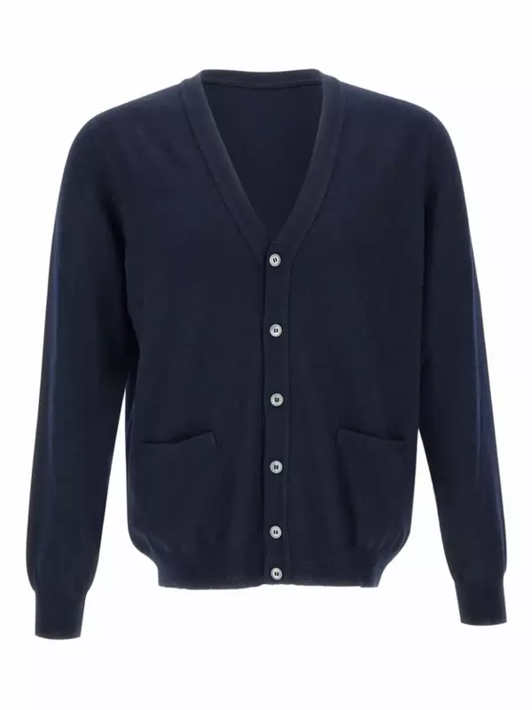 Gran Sasso шерстяной кардиган, синий