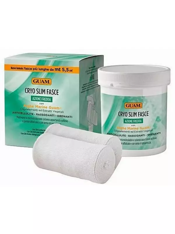 Бинты-обертывание для снятия отечности ног с охлаждающим эффектом (2шт.) GUAM