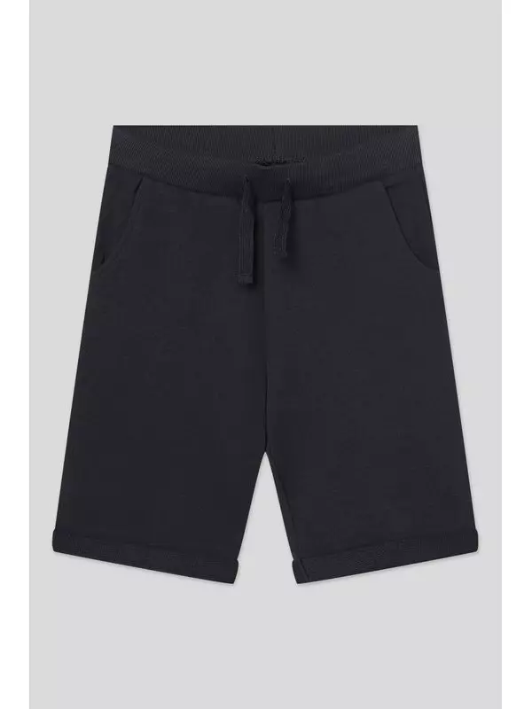 Шорты хлопковые на кулиске Guess