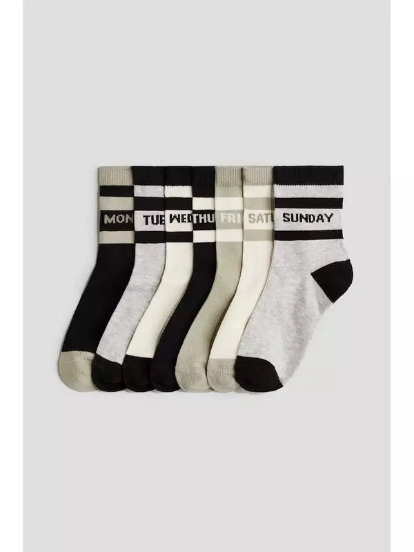 7-Упаковка носков H&M, мультиколор