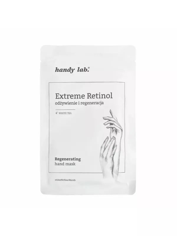 Регенерирующая маска для рук Extreme Regenerating Retinol, 4 шт. Handy Lab.