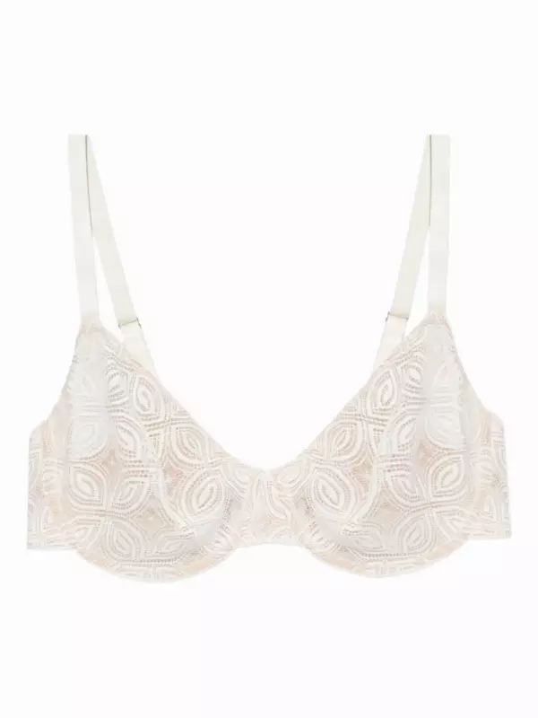 Вышитый бюстгальтер Ruby Hanro, нейтральный