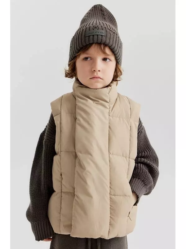 Жилет утепленный с воротником стойкой Happy Baby