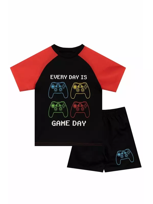 Игровая пижама с шортами Harry Bear, черный