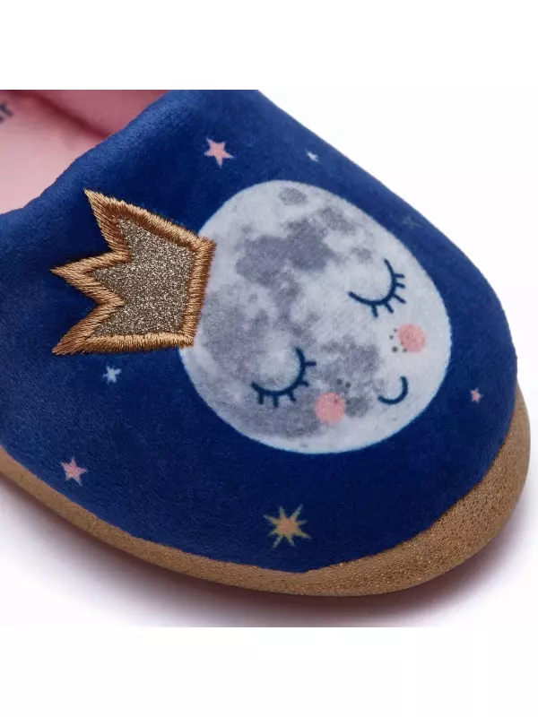 Ночные лунные тапочки Harry Bear, темно-синий